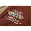 Men Jacket Varisty Coat Harajuku Streetwear Letras de retalhos de roupas imprimem casacos de beisebol mulheres hip hop casual solto fora de moda 2022 T220728