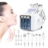 6 em 1 Hydro Facials Beauty Equipment Pequenas Bolhas Hidrofacial h2o2 Máquina