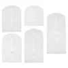 Clothing & Wardrobe Storage 5Pcs Home Translucent Dust-proof Bag Household CoverClothing