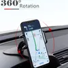 Universal Dashboard Car Phone Holder Easy Clip Mount Stand GPS Display Bracket Holder Support för iPhone 8 X Samsung Xiaomi