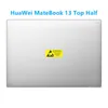 Monitorer för Huawei MateBook 13 WRT-W19L W29L WRTB-WFH9L WFE9L Topp halva 13 "Pekskärm Display Montering LCD 2160x1440 ResolutionMonit