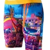 Quick Drying Elastic Beach Shorts For Men Sexy Ice Silk Printed Short Pants With Bags Desinger Underwear Boxers