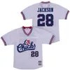 Camisas de beisebol de filme 28 Bo Jackson Chicks Jersey Mens S-xxxl