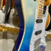 Tom Anderson Electric Gitar Tiger Çizgili Akçaağaç Üst Beyaz İnci Pickguard Yüksek Kalite