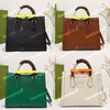 5A Designer Handbags Totes Genuine Leather Classic Leather Bamboo Handle Square Tote Capacity Large Removable Straps Travel Grace Bags Purses