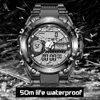 Lige Men Military Watch Top Brand 50m vattentät armbandsur Led Alarm Clock Sport Watch Man Relogios Masculino Sport Watch Men 220623