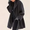 Misto lana da donna 2022 Autunno Super Fire Warm Fashion Personalità elegante Cappotto con collo a scialle multicolore Abbigliamento Bottone singolo Phyl22