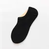 Chaussettes pour hommes Hommes Respirant Maille Sport Chaussette Couleur unie Coton Été Invisible Cheville Court Bateau Mâle Silicone Anti-off CalcetinesMen's