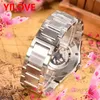 Top Marque Automatique Rencontres Hommes Montre De Luxe De Mode Hommes Full Steel Band Mouvement À Quartz Horloge Rose Or Argent Casual Montre-Bracelet