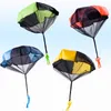 Jouets main lancer Parachute enfants en plein air drôle jouet jeu jouer pour enfants voler Parachute Sport avec Mini soldat-HY2352248