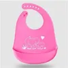 Bavoir en silicone pour enfants Sac de riz imperméable pour bébé Sac de riz imprimé Animal Couleur unie Bavoirs réglables 4 59st T2