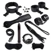 Nxy Sm Bondage Rxjd 10 Stuks Sex Bdsm Kraag Handboeien Slave Touw Blinddoek Zweep Vibrator Kit Fetish Speelgoed Voor Vrouwen Koppels Speelgoed 220426