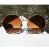 النظارات الشمسية Vintage Punk Men 2022 Fashion Leather with Side Shields Style Round Sun Glasses For Women UV400 NXSunglasses