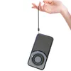 Tragbare Lautsprecher Mini Ultra-dünner drahtloser Bluetooth-Lautsprecher HiFi Super Subwoofer Column LED LED-Leuchte integriertes Mikrofon Freisprecher Callportab