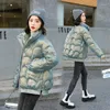 Women's Down Parkas Jacka Women Autumn Winter Cotton Coat Disponible Shiny Cotton Padded Kvinna 2022 LDY2036 LUCI22