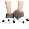 Cartoon panda claws package with the men and women lovers warm indoor PAWS animal lovely maomao cotton slippers Y201026