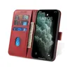 الحالات الهاتفية الفاخرة PU Leather Wallet لـ iPhone 13 Pro Max 12 11 فتحات حامل البطاقة المصغرة الجيب Kickstand XSMAX XR XS X 8 7 6 Plus SE2 COMPHINE