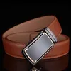 Bälten Plyesxale Cowhide äkta läder för män Est Mens Automatic Ratchet Buckle Belt Designer Högkvalitativ G52Belt