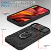 Military Slide Camera Kickstand Phone Cases for iPhone 14 13 12 11 Pro Max XR XS 7G 8 Plus S21 S22 Ultra A51 A52 A53 S20 FE Defender Hybrid TPU PC Shockproof Case 3 in 1