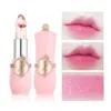 flower jelly lipstick Lip Balms Discoloration Moisturizer Temperature Change Lip Stick Waterproof Non-stick Cup Coloris Beauty Makeup Lipper Lipsticks