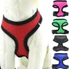 Hundhalsar Leases Nylon Mesh Vest Harness for Dogs Pets Collar Bröst Rem Leash Rope Djusterbar mjuk andningsbar seleDog