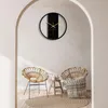 Väggklockor 11,8 tum akryl transparent klockklistermärke mode non-ticking kvarts klocka för vardagsrum hem dekorativ wallwall