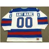 C2604 Mit 1980 Miracle On Ice Hockey Jerseys 15 Mark Wells 24 Rob McClanahan 28 John Harrington Mens 100% Stitched Team USA Hockey Jersey