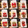 Hair Accessories 2pc / Lot Chinese Style Hairpins Cute Red Bow Small Hairpin For Children Year Baby Adorn Flower Side Clip Barrettes Headwea