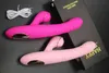 NXY Vibromasseurs FLXUR Chauffage Gode pour Femmes Sucer G Spot Langue Clitoris stimulation Doux Silicone Adulte Sex Toy femme 0407