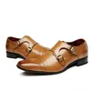 HBP Trade Shouse Business Dress Leather Shoes Men Three Coint Single Mengke Buckle Office Wedding 220802