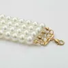 Women Multi-layer Pearl Beaded Collar Choker Elegant Party Necklace Jewelry Gift