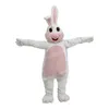Halloween Lovely Rabbit Mascot Costume Högkvalitativ tecknad plysch Animal Anime Temakaraktär Vuxenstorlek Jul karneval fancy klänning