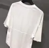 Nuevos hombres mujeres diseñadores camiseta moda hombres plam tee camisetas casuales hombre ropa calle diseñador pantalones cortos manga ropa camisetas palmas hacia atrás