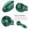 High-quality Handmade Glass Smoke Tobacco Pipe Crafts Grass Herb Oil Burner Pipes with 7 Holes Portable Heat Resistant Bong Smoking Accessories