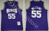 ss Basketball Allen Iverson Jersey 3 Jason Williams 55 Chris Webber 4 Michael Mike Bibby 10 Stephen Curry 30 Maillots Vintag Throwback