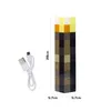 Nachtverlichting 11.5 Inch Brownstone Torch Led Lamp Voor Woonkamer Home Party Decor Usb Oplaadbare Licht Decoratie Game LampNight LightsNig