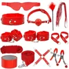 BDSM sexy Toys Kit voor Vrouwen Bondage Set Volwassenen 20 sexyytoy Handboeien Tepelklemmen Zweep Spanking Prive SM Huis Plezier