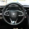 Индивидуальная DIY Custom Leather -замшевая крышка рулевого колеса для Honda 10 -го поколения Civic 19 CRV Crider Accord XRV Vezel Acces6229913