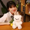 Kawaii Plush Bear Toys Soft Babi Toy Stuffed Animal Kids Doll Cute Sleeping Toy For Kid Lovely Girl Brthday Gift Children 23cm LA401