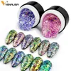 NXY Nail Gel Big Glitter Peacock Folid Sequins Holografisk konst UV Polska Söt av dekoration 0328