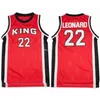 Nikivip Kawhi Leonard #22 Martin Luther King High School Retro Basketball Jerseys Mens costume qualquer nome de número