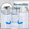 Kompakt kylskåp med frys, 3,2 cu.ft minikyl med reversibel dörr, 5 inställningar temperatur justerbar för kök, sovrum, sovsal, lägenhet, bar, kontor, RV