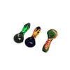 Glow in the Dark Animals Pipe en verre Accessoires pour fumer Tuyaux de cuillère à main lumineux