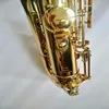 802 Tenor Saxophone BB Gold Lacquer Sax Tenor Professional Musical Instrument avec case en bouche 331