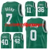 Dennis Schroder Jersey 17 Al Horford 42 Luke Kornet 40 Aaron Nesmith 26 Josh Richardson 0 Enes Kanter 11 Jaylen