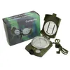 K4580 야외 가제트 전문 금속 조종사 Compass Clinometer 캠핑 도구 다기능 나침반