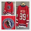 Chen37 c26 nik1 raro iniciante vintage #99 Wayne Gretzky Hall of Fame Hockey Jersey Borderys costura