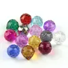 Chandelier Crystal 20mm/30mm/40mm 10pcs Faceted Ball Prism Colorful Suncatcher Feng Shui Glass Lamp PartsChandelier