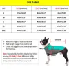 Moda Cão Rosto Raincoat para Pequenos Cães Médios Cópia Pet Pet Rain Rain Jacket À Prova D 'Água Roupas Pug Jacket A135 CX220331