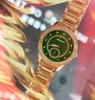 En stock montres à quartz mode femmes horloge 40mm femme fille étudiante populaire plein acier inoxydable diamants gifs de Noël montres-bracelets table dropshipping